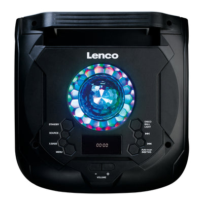 Lenco - PA-260BK - PA-Anlage mit kompletter LED-Frontbeleuchtung