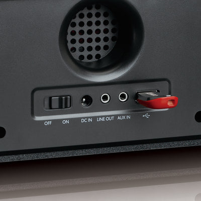 Lenco DIR-150BK - Internetradio mit Wi-Fi Verbindung, Bluetooth® und USB