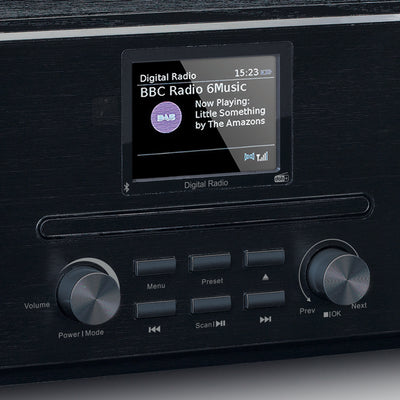 Lenco DAR-061BK - DAB+/FM-Radio mit CD-Player und Bluetooth® - Schwarz