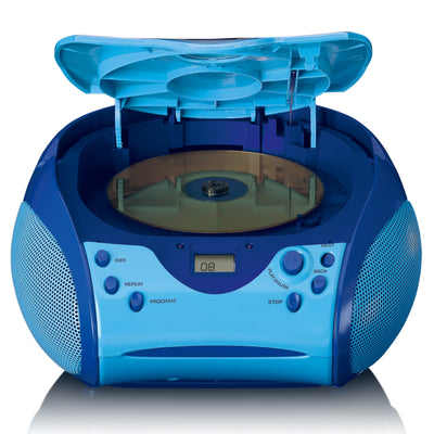 Lenco SCD-24BU kids - Tragbares FM-Radio mit CD-Player - Kopfhöreranschluß - Blau