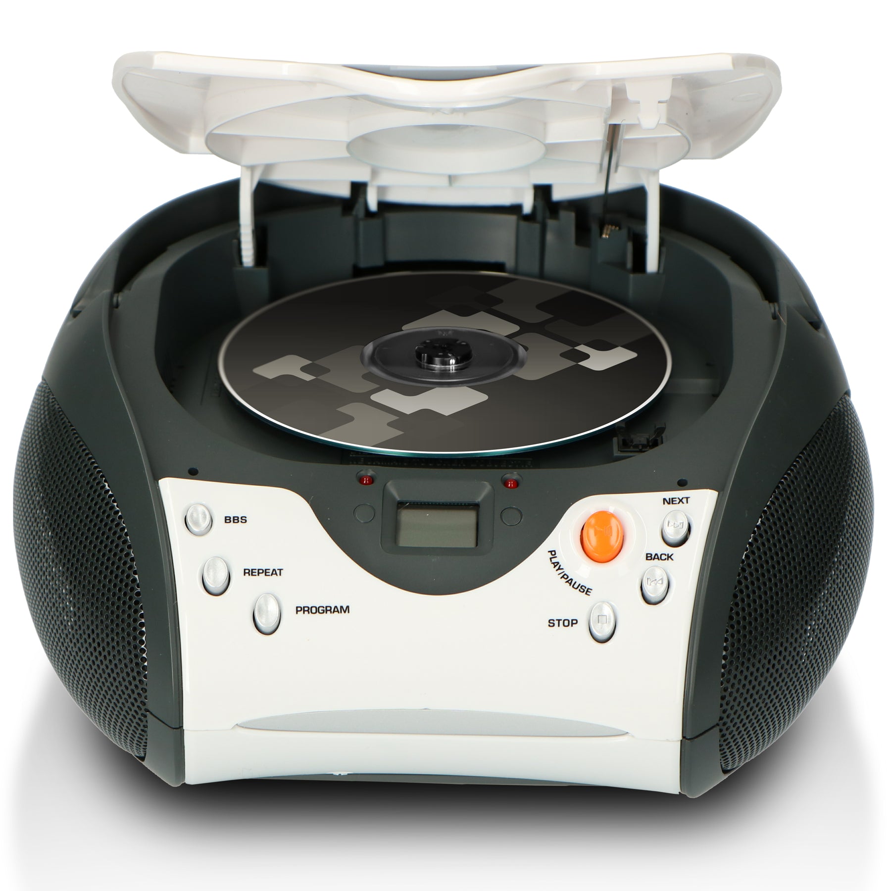- - Tragbares Kopfhöreranschluß Weiß mit SCD-24 Lenco white FM-Radio CD-Player -
