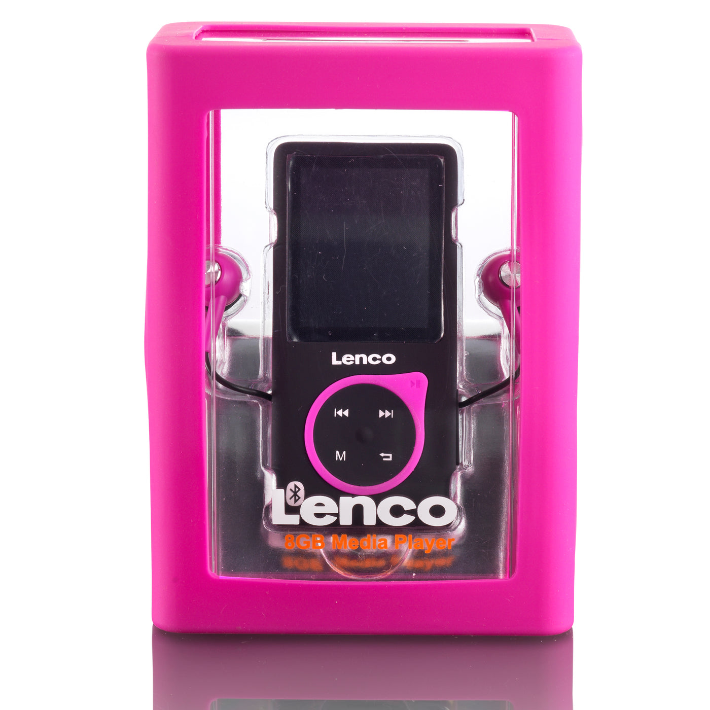 Lenco Xemio-767 BT Pink - MP3/MP4-Player mit Bluetooth® und 8 GB - Rosa