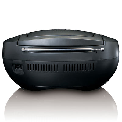 Lenco SCD-501WH - Tragbares FM-Radio mit CD/MP3-Player - Bluetooth® - USB-Eingang - AUX-Eingang - Kopfhöreranschluß - Weiß