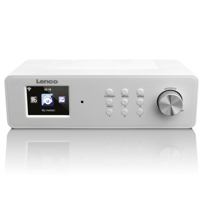Lenco KCR-2014 - Internet Küchenradio mit FM - Weiß