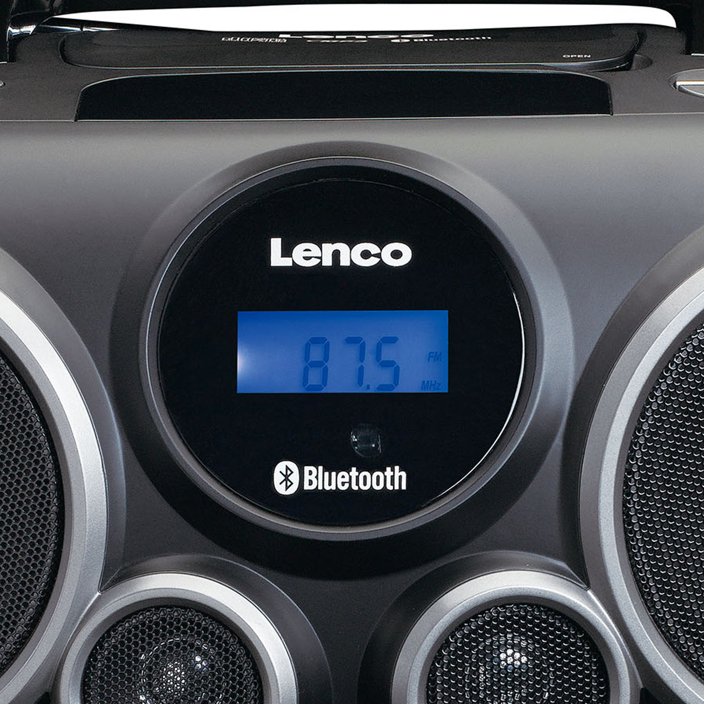 Lenco SCD-685BK - Tragbare XXL Boombox - DAB+/FM-Radio - CD/MP3-Player - Bluetooth® - 2 x 5 Watt RMS - USB-Eingang - SD-Kartenleser - Schwarz