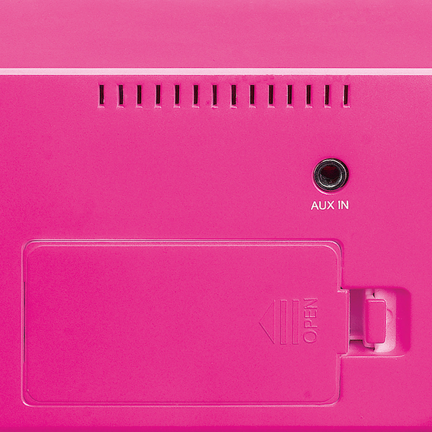 Lenco CR-510PK - Stereo FM-Radiowecker mit 0,9" LED-Display - Pink