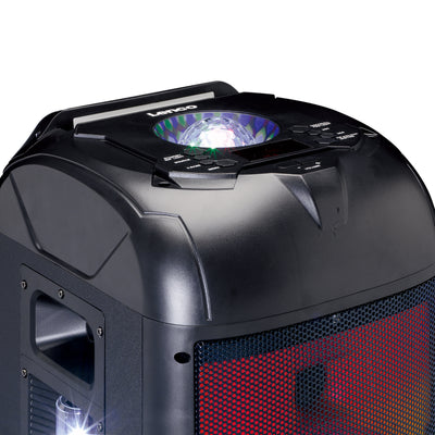 Lenco - PA-360BK - PA mit 360°-LED-Beleuchtung und Lautsprechern