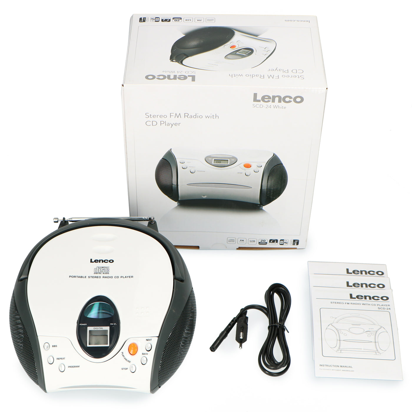 Lenco SCD-24 white kaufen? | Jetzt im offiziellen Lenco Webshop – Lenco.de  - Offizieller Webshop