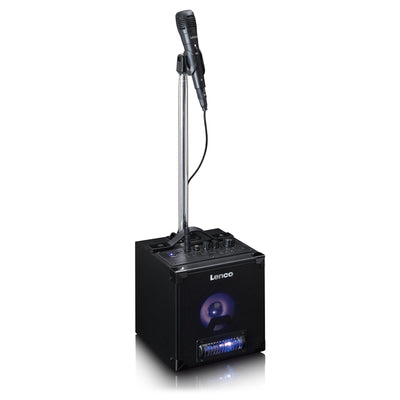 Lenco BTC-070BK - Bluetooth® 5.0-Lautsprecher mit LED-Lichtanimation