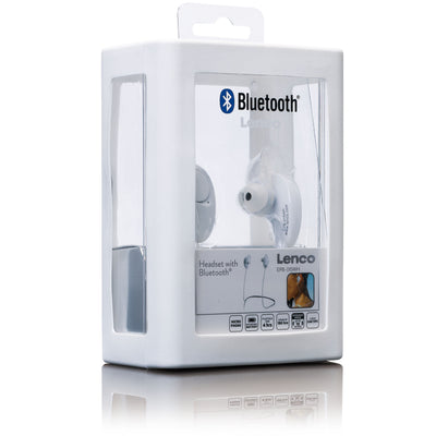 Lenco EPB-015WH - Bluetooth® Kopfhörer - In-Ear - Weiβ