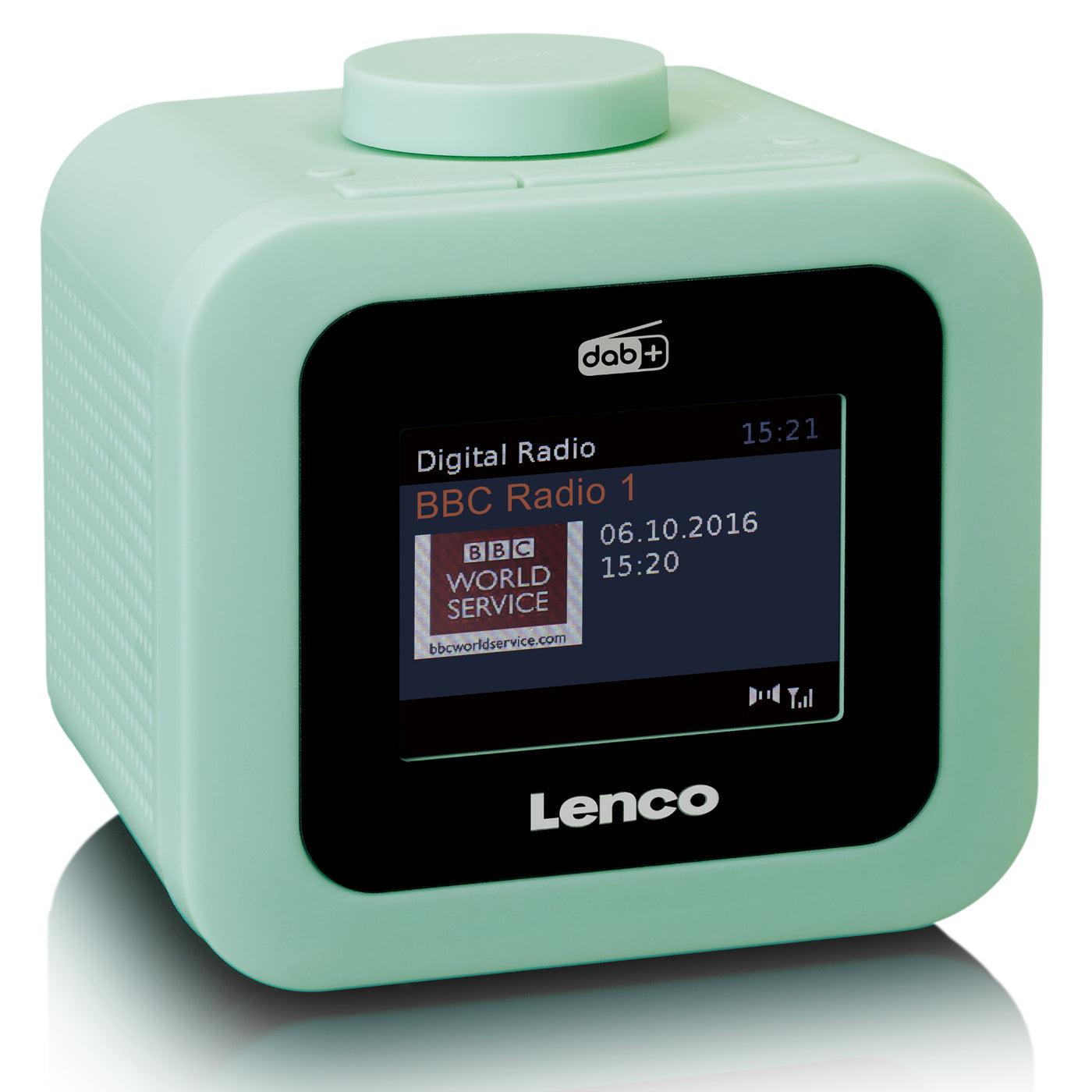 Lenco CR-620GN - DAB+/FM-Radiowecker mit Farbdisplay - Grün